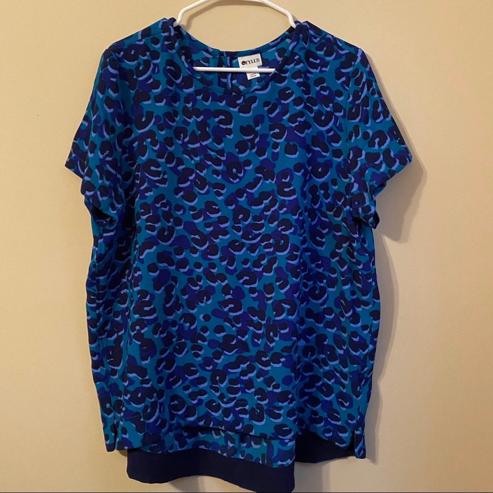 Stylus Animal Print Top
